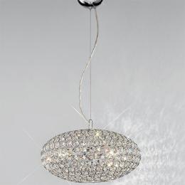 211-6167 Masetti LED Small Pendant Ceiling Light Polished Chrome 
