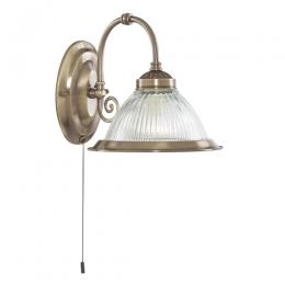 741-6650 Amedeo LED 1 Light Wall Light Antique Brass 