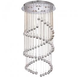 741-6739 Grassi LED 5 Light Pendant Light Polished Chrome 