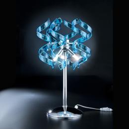 499-6778  LED Designer Modern Table Lamp Polished Chrome 