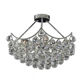 741-6846 Sante LED 5 Light Ceiling Light Polished Chrome 
