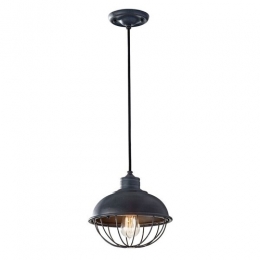 184-7011 Umberto LED Pendant Light Antique Forged Iron 