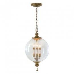 184-7059 Arata LED Pendant Light Oxidised Silver Leaf Finish 