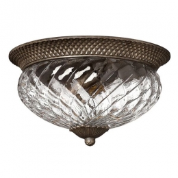 186-7106 Pisani LED Flush Ceiling Light Pearl Bronze Finish 