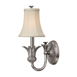 186-7108 Pisani LED 1 Light Wall Light Polished Antique Nickel Finish 