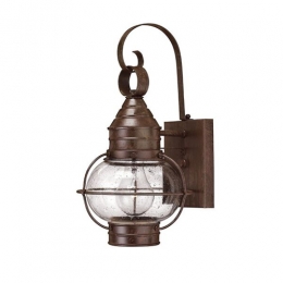 186-7160 Campori LED Outdoor Small Wall Lantern Sienna Bronze Finish 