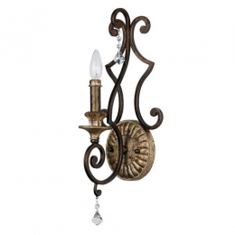 188-7171 Marcolini LED 1 Light Wall Light Heirloom Finish 