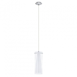 LED 1 Light Pendant Ceiling Light Polished Chrome 