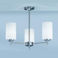 211-7893 Decarlo LED 3 Light Ceiling Light Satin Nickel