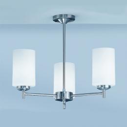 211-7893 Decarlo LED 3 Light Ceiling Light Satin Nickel 