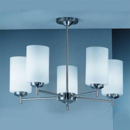 211-7896 Decarlo LED 5 Light Ceiling Light Satin Nickel 