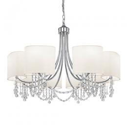 741-8958 Nico LED 8 Light Ceiling Light Polished Chrome 
