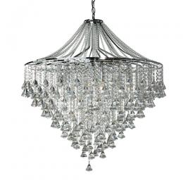 741-9009 Donatella LED 7 Light Ceiling Light Polished Chrome 
