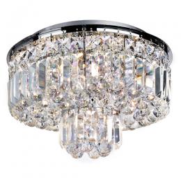 741-9010 Lamonte LED 5 Light Ceiling Light Polished Chrome 