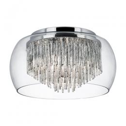 741-9243 Cuccia LED Semi-Flush Ceiling Light Polished Chrome 