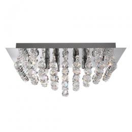 741-9283 Iaconi LED 4 Light Semi-Flush Light Polished Chrome 