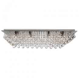 741-9286 Iaconi LED 8 Light Semi-Flush Light Polished Chrome 