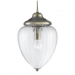 741-9308 Pinto LED Pendant Ceiling Light Antique Brass 