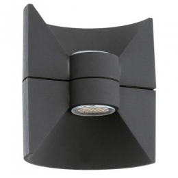 LED LED Outdoor Wall Light Black 