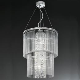 211-9482 Cecilia LED 4 Light Pendant Ceiling Light Polished Chrome 
