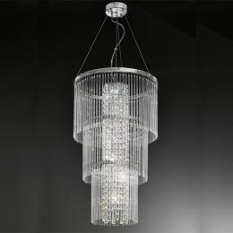 211-9483 Cecilia LED 6 Light Pendant Ceiling Light Polished Chrome 