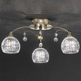 211-9495 Lanzoni LED 3 Light Ceiling Light Bronze Finish 