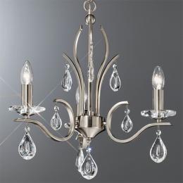 212-9547 Vollaro LED 3 Light Ceiling Light Satin Nickel 