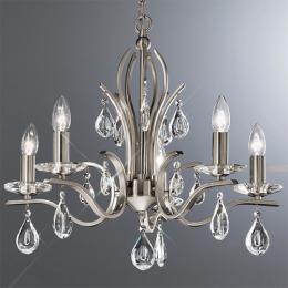 212-9548 Vollaro LED 5 Light Ceiling Light Satin Nickel 