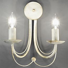 211-9589 Pompeo LED 2 Light Wall Light Cream and Gold 